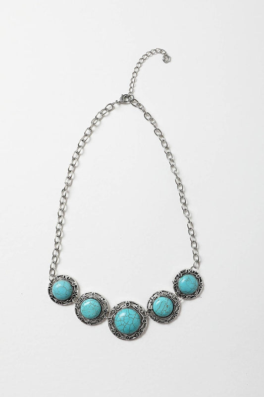 La Floraison Turquoise Necklace