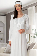 Shopymommy 5343 Price Maternity & Nursing Nightgown