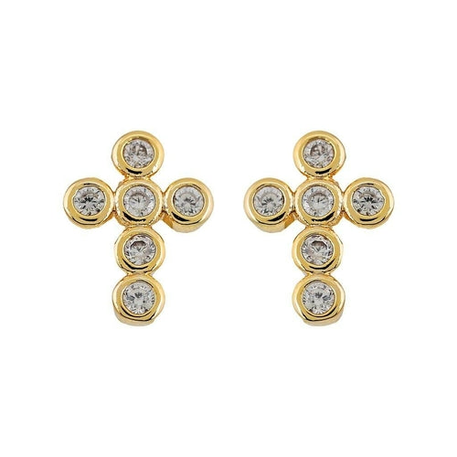 Mimi Mini Cross Earrings