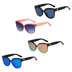 LENOIR | Women Oversized Mirrored Cat Eye Sunglasses