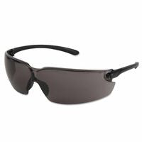 Crews 135-BL112 Blackkat Safety Glasses- Gray Polycarb Scratch-Resista