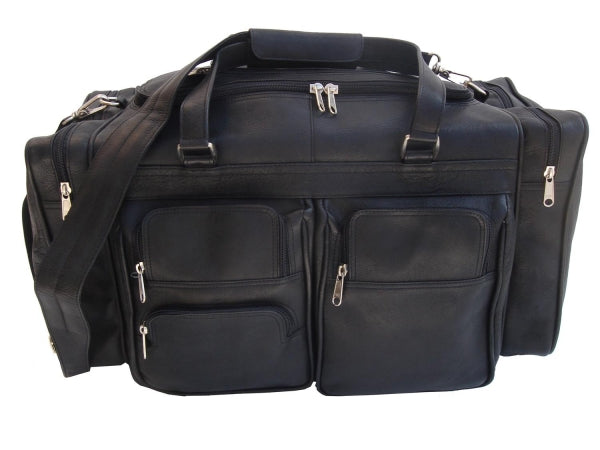 Piel 7720-BLK Black Medium Duffel Bag