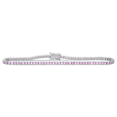 Pink Stone Tennis Bracelet