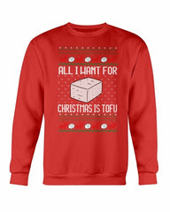 Tofu for Santa Christmas Sweatshirt