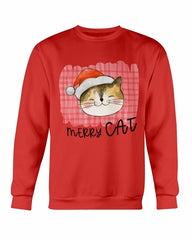 Merry Cat Christmas Sweatshirt