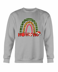 HO HO HO Rainbow Santa Christmas Sweatshirt