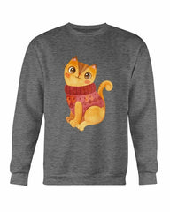 Cute Winter Cat Sweatshirt