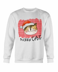 Merry Cat Christmas Sweatshirt