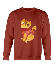 Cute Winter Cat Sweatshirt