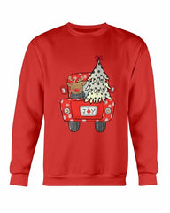 Joy Christmas Tree Truck Sweatshirt