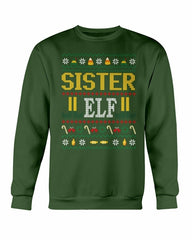 Sister Elf Christmas Sweatshirt