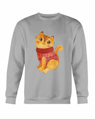 Cute Winter Cat Sweatshirt