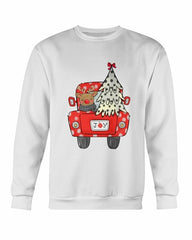 Joy Christmas Tree Truck Sweatshirt