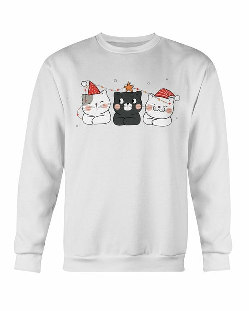 Cute Cats Christmas Sweatshirt