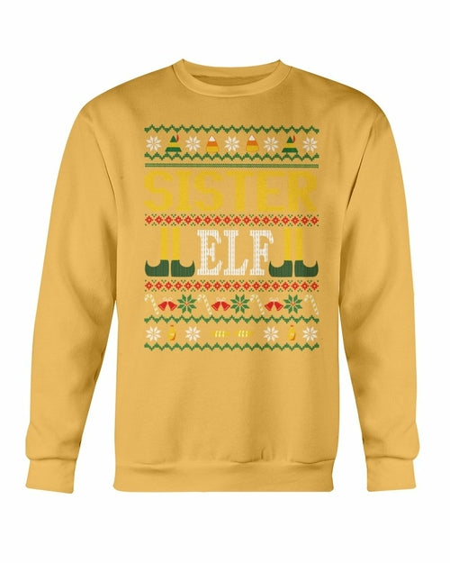 Sister Elf Christmas Sweatshirt