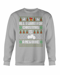 All want for Christmas is new Bike Sweatshirt