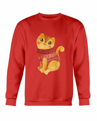 Cute Winter Cat Sweatshirt