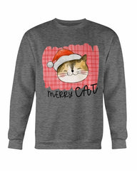 Merry Cat Christmas Sweatshirt