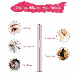 Portable Electric Epilator Eyebrow Remover Shaving Facial Hair Trimmer