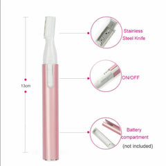 Portable Electric Epilator Eyebrow Remover Shaving Facial Hair Trimmer