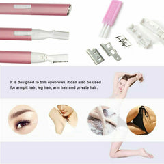 Portable Electric Epilator Eyebrow Remover Shaving Facial Hair Trimmer