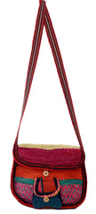 Artisan Woven, Button Crossbody Bag