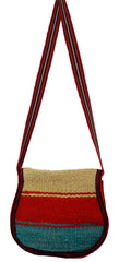 Artisan Woven, Button Crossbody Bag