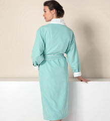 Women's Plush Microfiber Spa Robe