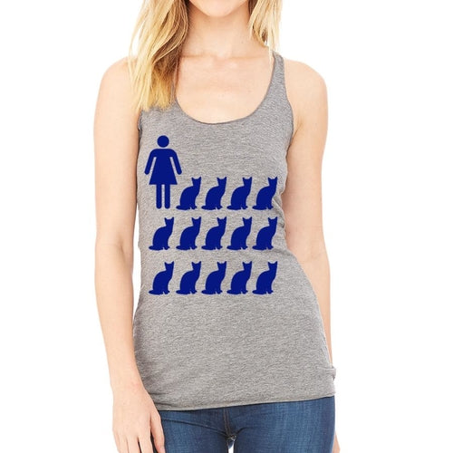 Crazy cat lady tank top