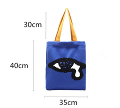 Teardrop Eye Big Totebag