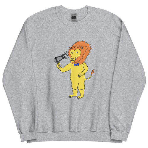 Lion Blow-Drying Sweatshirt (Unisex)