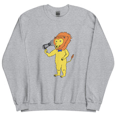 Lion Blow-Drying Sweatshirt (Unisex)