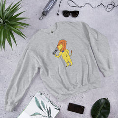 Lion Blow-Drying Sweatshirt (Unisex)