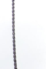 Necklace - Unisex Rope Chain Silver