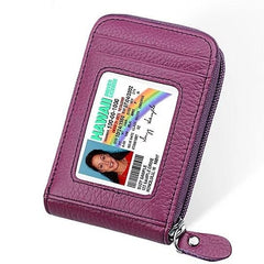 Zip Vault RFID Blocker Card Holder And Wallet